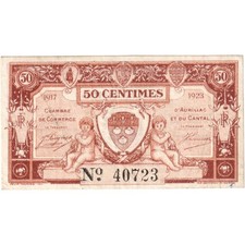 [#1185134] France, Aurillac, 50 Centimes, Undated (1917), Chambre de Commerce, V