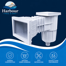 Harbour Pool Skimmer Box suits Above Ground and In-Ground for Liner/Concrete