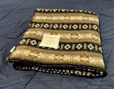 Woolrich Wool Blanket-Throw Wool 50 60 -Southwest Design - Made In USA 2018