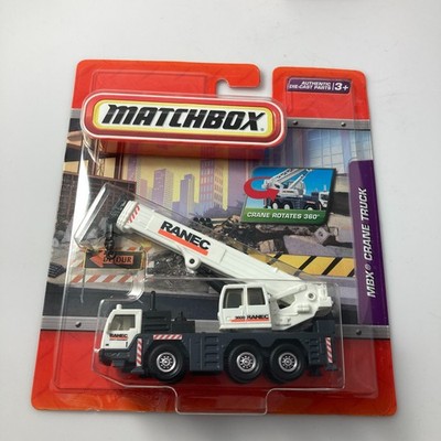 2010 Matchbox Working Rig # RW010 MBX Crane Truck Ranec Heavy Equipment