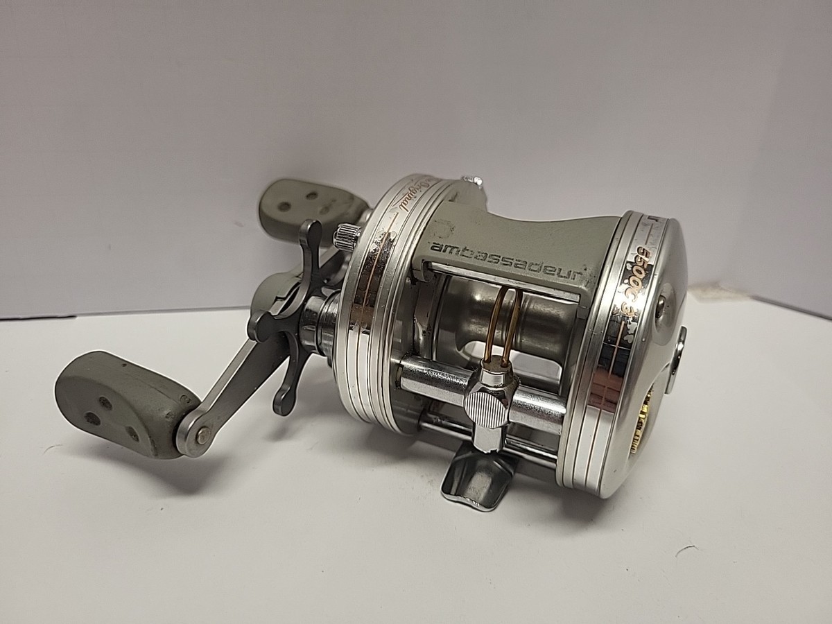 希少 abu ambassaduer 5500 SIDE Y1166-313 ABU GARCIA AMBASSADEUR 5500C3 MADE IN SWEDEN GREAT COND RH