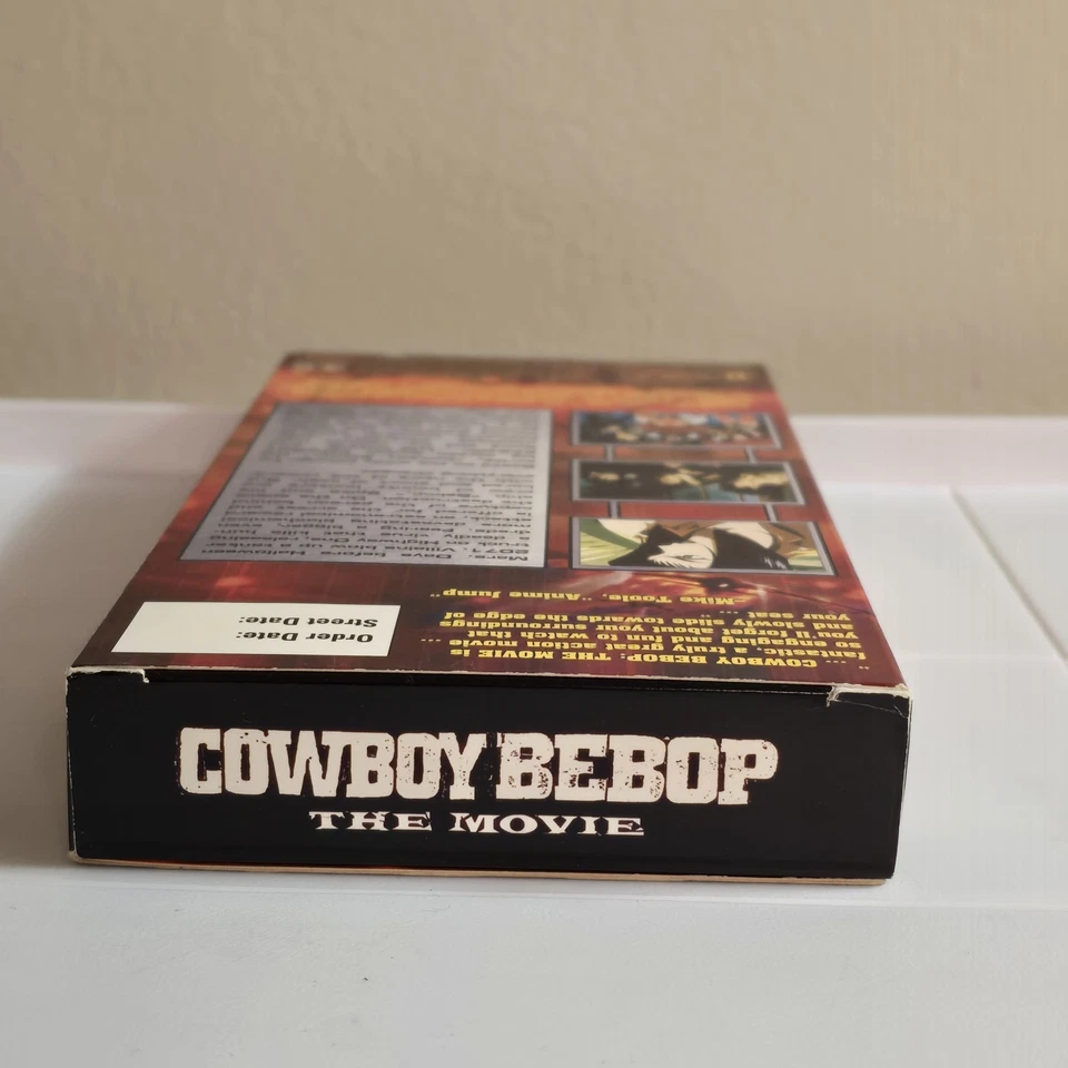 Cowboy Bebop The Movie Anime Vhs Promotional Copy Cery Clean 2003 Screener Rare - Image 4 of 4