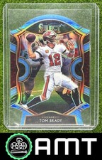 Tom Brady 2020 Panini Select Light Blue Prizm Die Cut Tampa Bay Buccaneers #1
