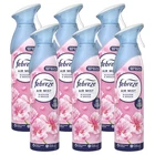6 x Febreze Air Mist Freshener Spray Blossom Breeze 185ml Safe Use Around Home