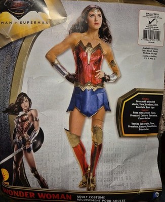 Rubies  Batman V Superman Wonder Woman Adult Halloween Costume Small/Petite 2-6