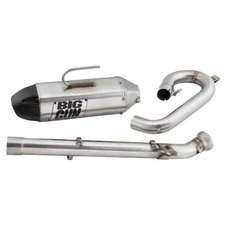 Big Gun EXO Dual Slip-On Exhaust w/ Black Tip For Polaris RZR XP 2017-21 14-7972