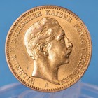 Preussen 20 Mark 1902 A Wilhelm II (2.)* 7 ,96 Gramm - 900 Gold * Vz- Jaeger 252