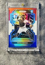 Nick Fortes 2022 Prizm Baseball Red White & Blue Prizm Rookie Parallel
