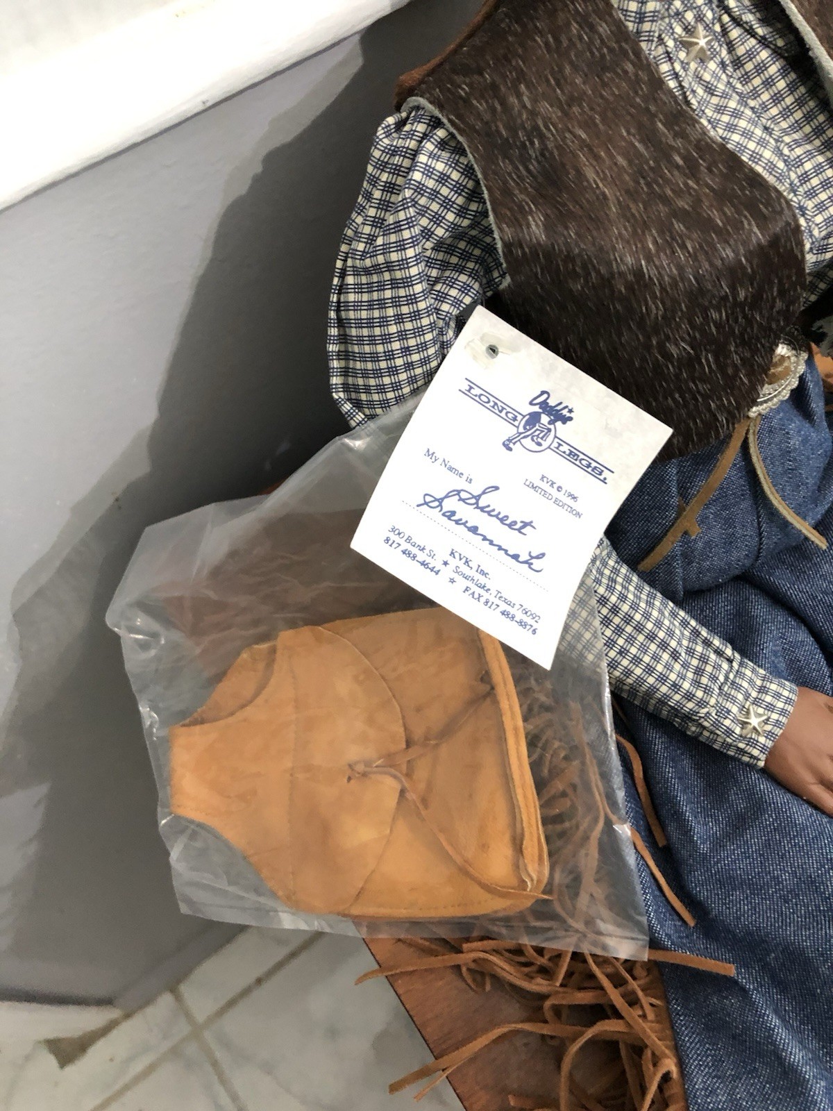 DLL doll,SWEET SAVANNAH, new In Box,Limited Edition, #158/2000, COA, Tag