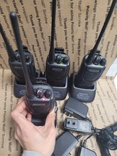  LOT OF 4 Kenwood TK-3300-1 UHF 4-CHANNEL W/ BASE  ANTENNA TESTED 