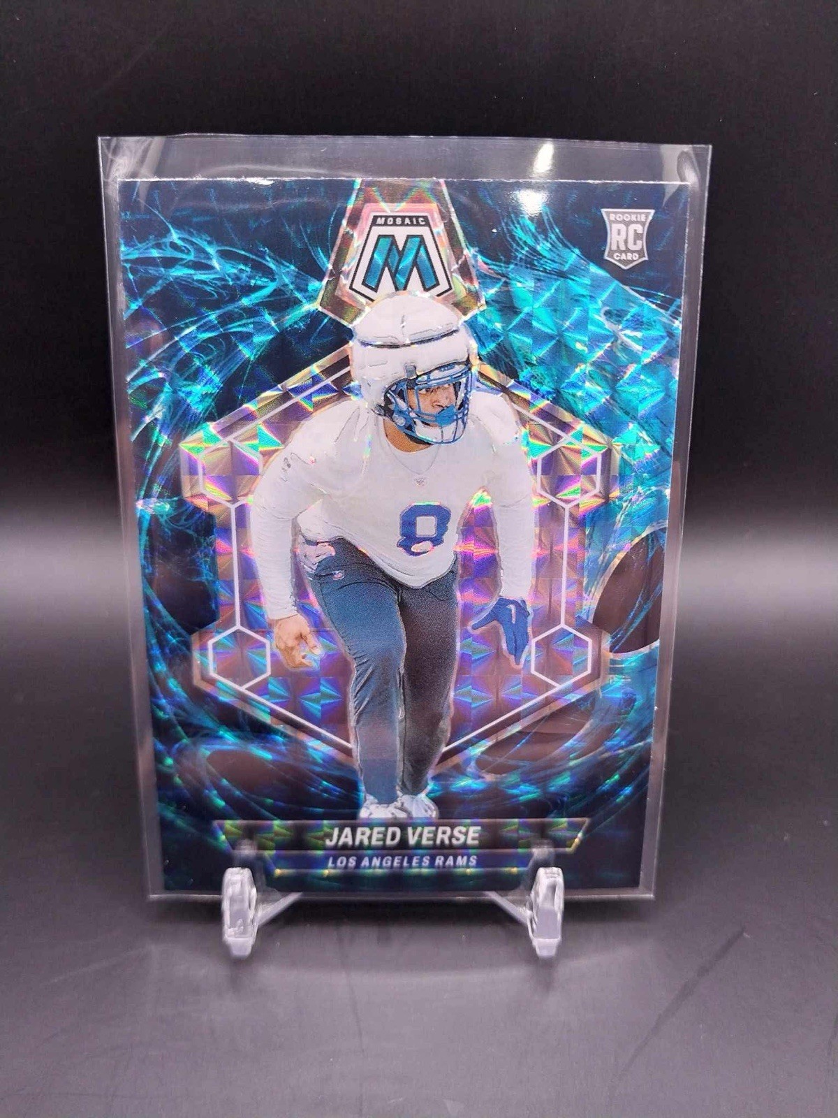 2024 Panini Mosaic #319 Jared Verse Rookie RC Genesis Case Hit SSP Rams A34