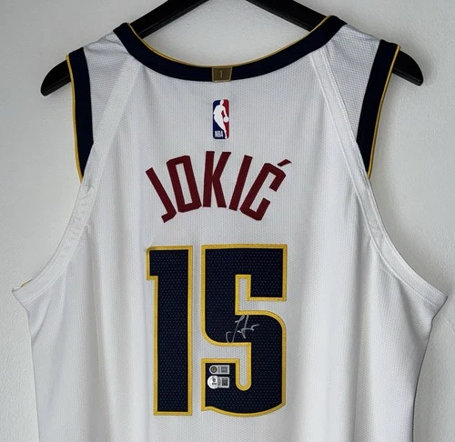 Nikola Jokic Signed Denver Nuggets Nike ADV NBA Authentic Auto Jersey USASM BAS