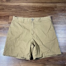 Old Navy Slim Built-In Flex Shorts Stretch Bermuda Chino Cotton Khaki Men's 36