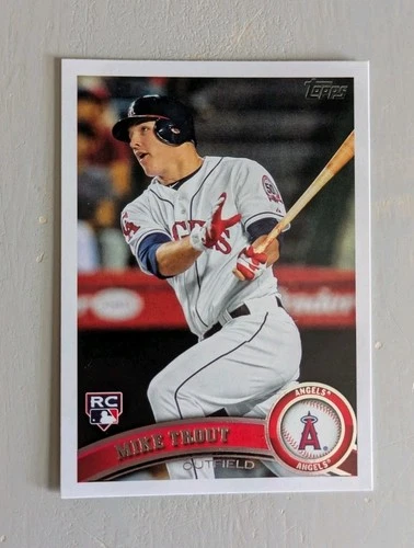 New Listing2011 Topps Update Series - Mike Trout Rookie Card #US175 Angels