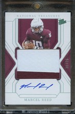 Marcel Reed 2025 National Treasures Auto Autograph Patch RC Texas A&M 30/39