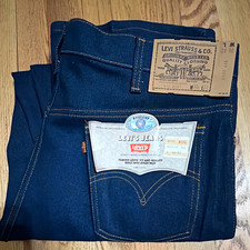 Vtg 1981 LEVIS 517 Saddleman Bootcut Jeans NWT Deadstock Made In USA 36x32 NOS