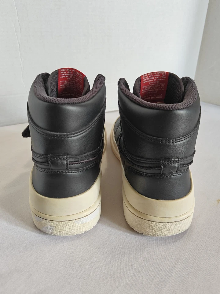 Nike Air Jordan 1 Retro Doble Correa Alta Negro Blanco 10.5 AQ7924-001 Foto 3 de 4