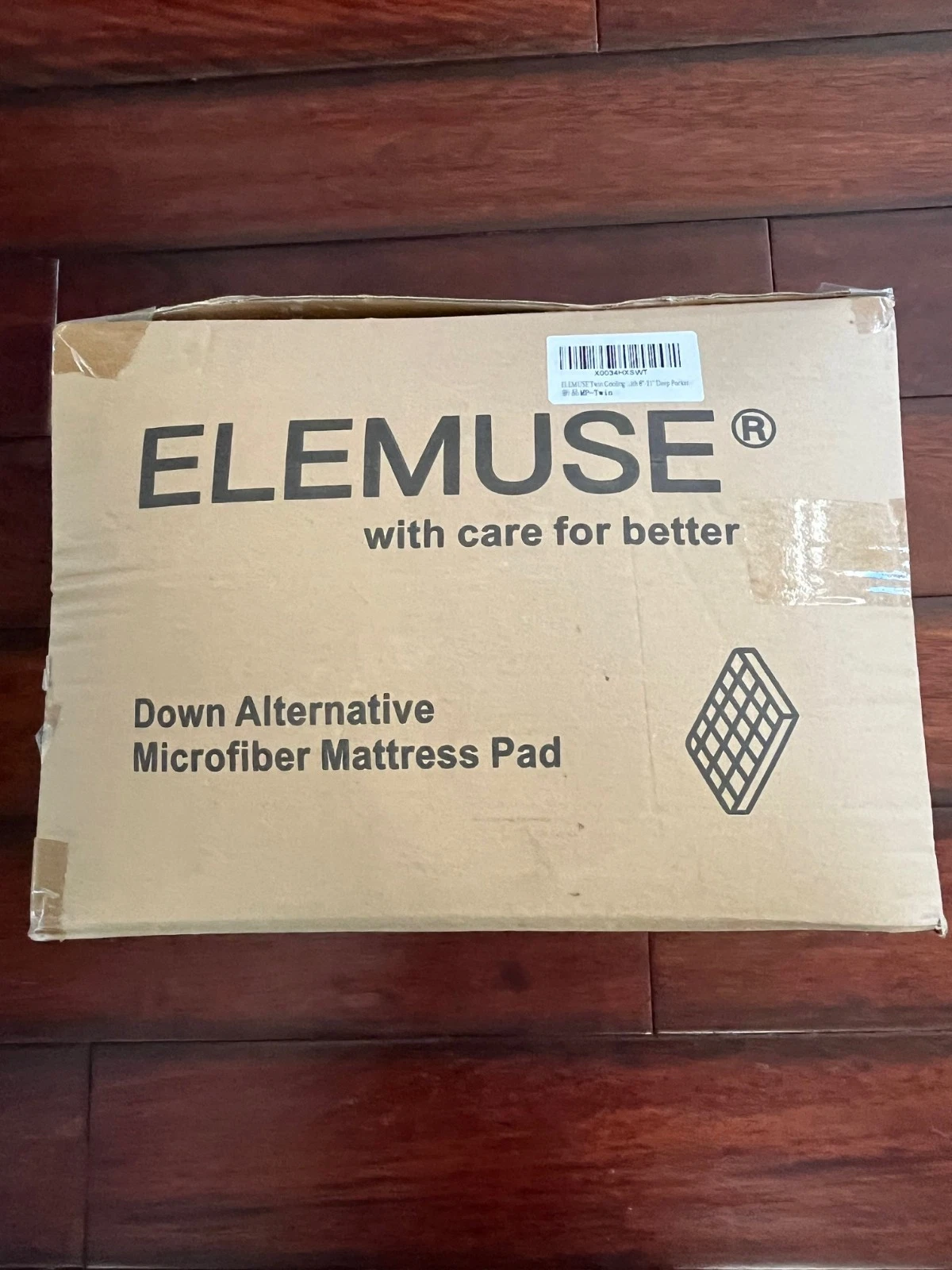 ELEMUSE - TWIN WHITE MATTRESS OPPER BACK PAIN, EXTRA THICK MATTRESS PAD COVER