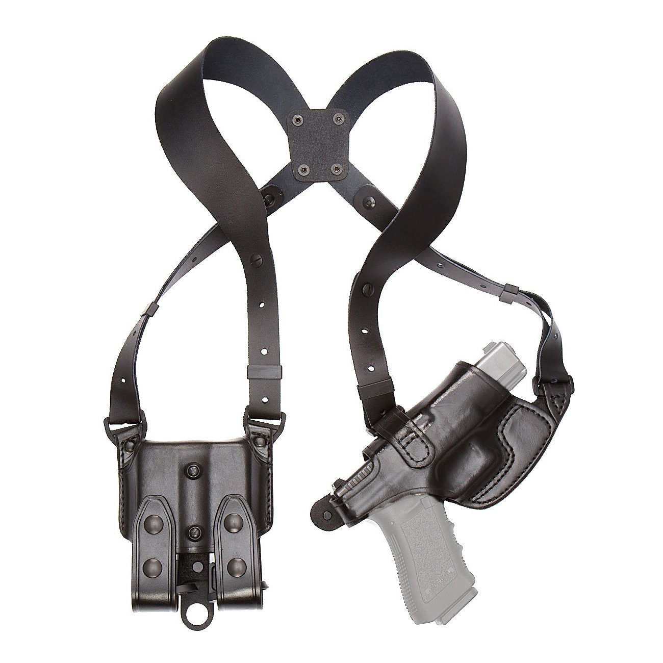 Comfort-Flex Shoulder Holster for Glock 17 & 19 in Black