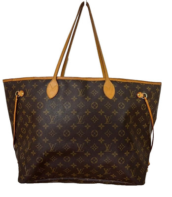 Louis Vuitton Neverfull Tote MM Brown Canvas Monogram - JAPAN