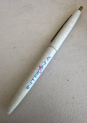 Vintage Bic Clic INTRON A Interferon Drug Rep Pharmaceutical Advertising Pen