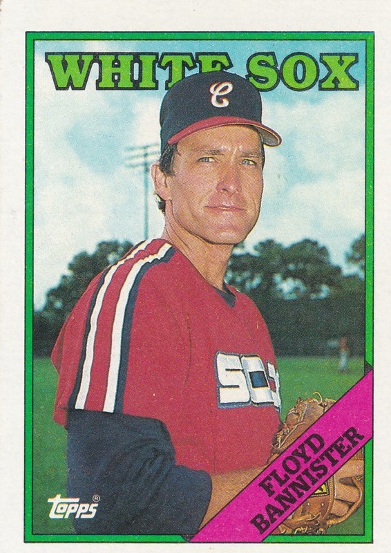 1988 Topps MLB Chicago White Sox Floyd Bannister Trading Card