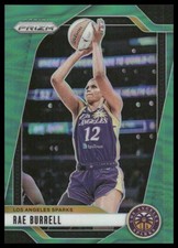 Rae Burrell 2024 Panini Prizm WNBA #62 Green Prizms Los Angeles Sparks
