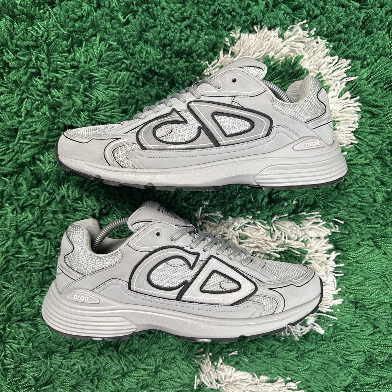 Dior B30 Reflective CD30 Grey Size 43 Super Clean Sneakers