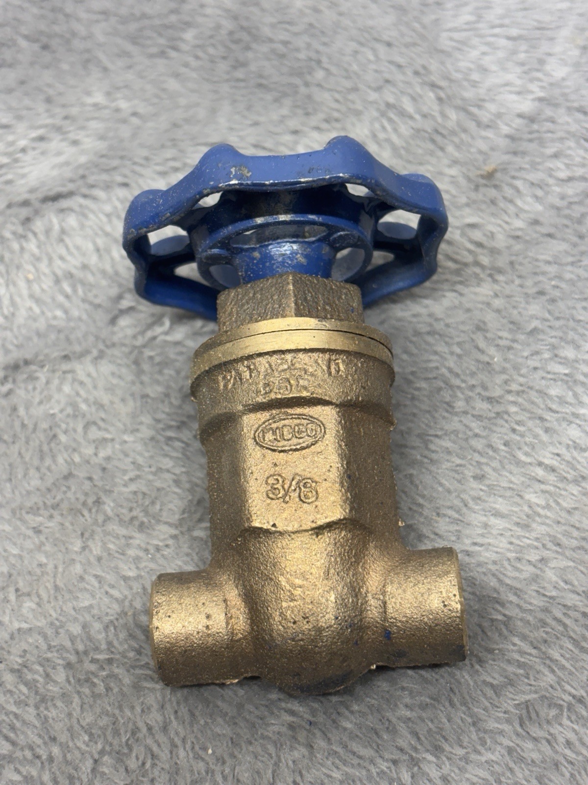 Nibco 3/8” Both Solder Ends Bronze Brass Gate Valve Plumbing Part