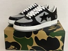 Authentic A Bathing Ape Bape Bape Sta #4 Black US 11 New Sneakers Bapesta