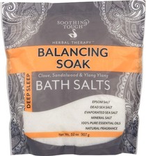 Soothing Touch Deep Sleep Bath Salts With Clove Sandalwood Ylang Ylang 32 Oz