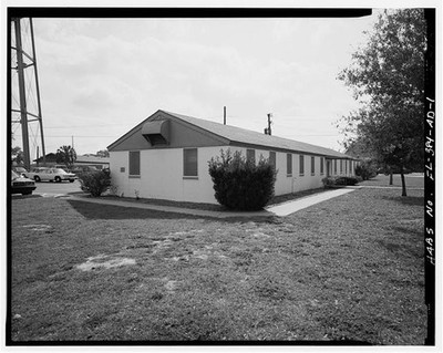 Tampa Florida MacDill Air Force Base Parachute Building 1943 Office Building