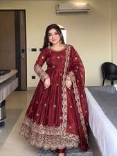 ANARKALI DRESS PAKISTANI INDIAN ETHNIC GOWN BOLLYWOOD SUIT WEDDING PARTY WEAR