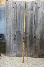 Wright & McGill Granger Fiberglass 8 1/2 Fishing Ocean Trolling 2 Piece Rod F/S