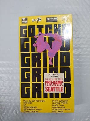 Gotcha Grind VHS NSI Video 1989 Skateboarding video PLEASE SEE DESCRIPTION 