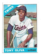 1966 Topps #450 Tony Oliva, Minnesota Twins