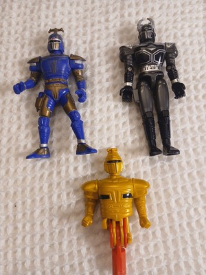 Beetleborgs Metallix Sector Cycle Mega Spectra Titanium Silver 5.25'' Bandai 1998