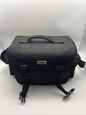 Nikon Deluxe Black DSLR Digital Camera Padded Carry Bag Case