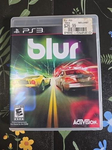Blur (Sony PlayStation 3, 2010) CIB Tested Works