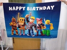 Roblox Birthday Banner for Children