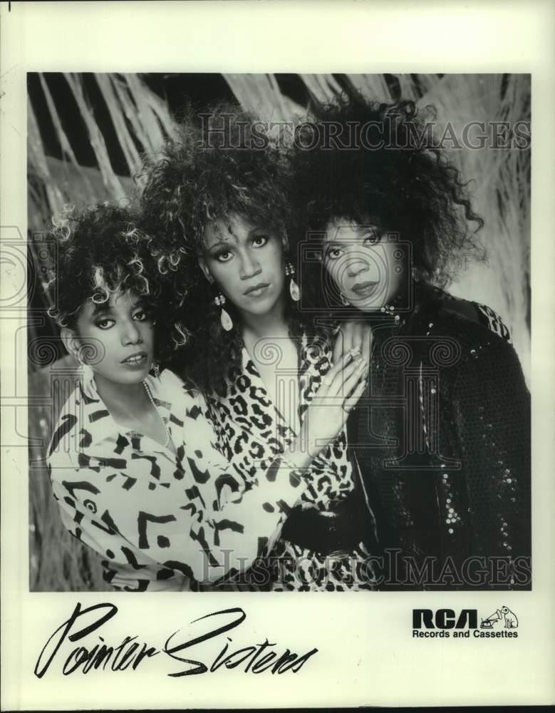 1985 Press Photo Pointer Sisters, American R & B Musical group - nop72768