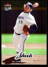 Ben Sheets 2007 Ultra #99 Milwaukee Brewers MLB READ FREE SHIPPING AutographDen