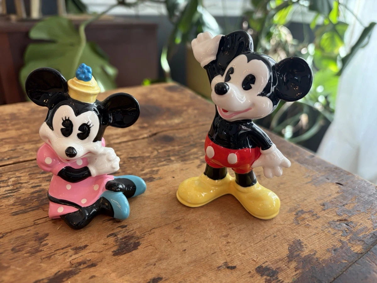 Statuette De Collection Mickey Et Minnie – Petite Figurine Décorative, Neuve