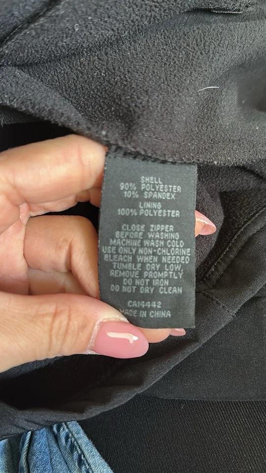 Abrigo chaqueta larga forrada con cremallera talla M Mondetta para mujer Foto 4 de 4