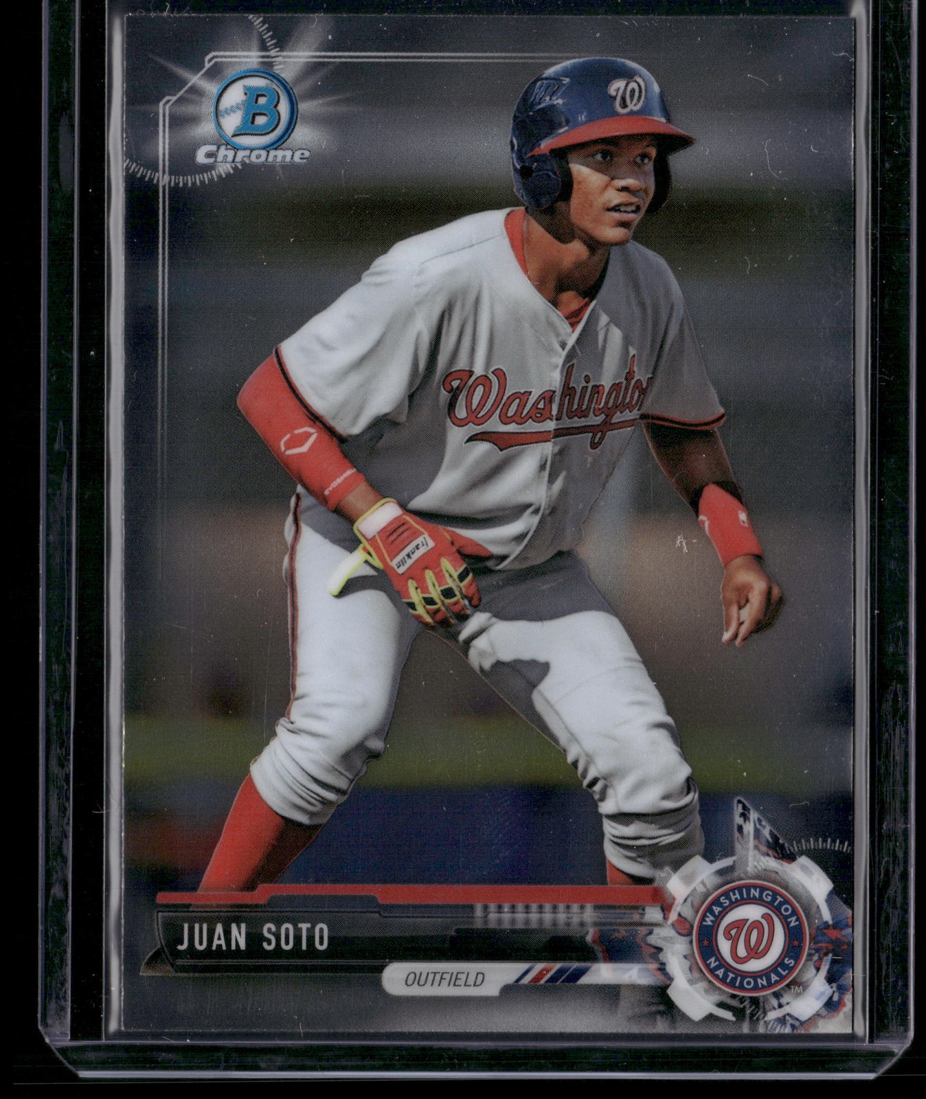 Juan Soto 2017 Bowman Draft Chrome #BDC-162 Washington Nationals
