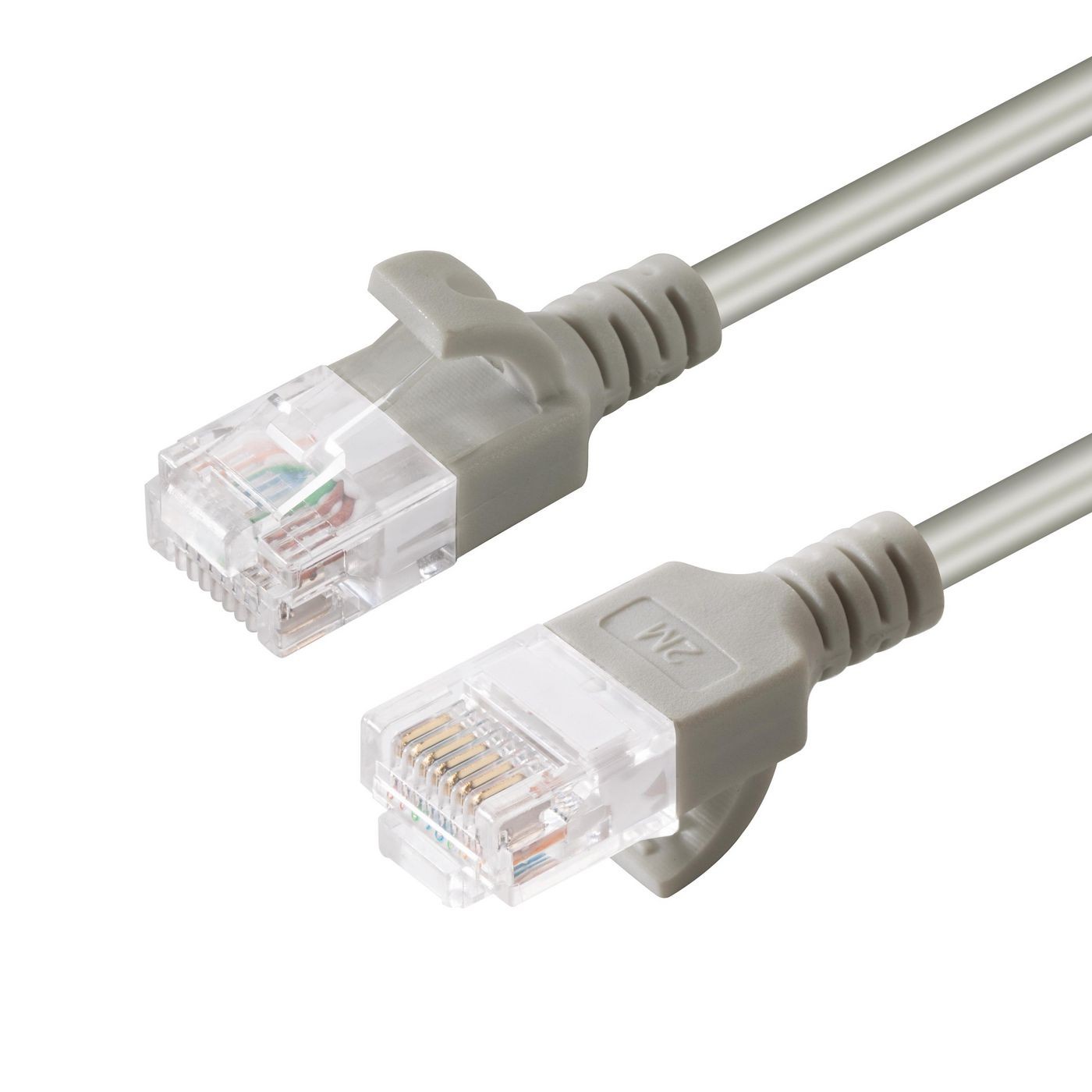MicroConnect U/UTP CAT6A Slim 5M Grey Unshielded Network Cable, 1 Pc
