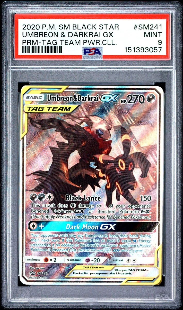 Umbreon & Darkrai GX Pokémon TCG Cards for sale | eBay