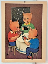 Promotion Of Training Ukrainian Poster 1988 study mathematics - Interior Design