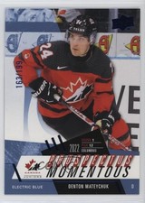 2024 Upper Deck Team Canada Juniors Electric Blue 163/199 Denton Mateychuk 16uw