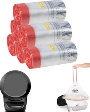 150 Count Litter Box Robot 4 Waste Bags, Upgraded 1.5X Thicker Cat Litter Bag...